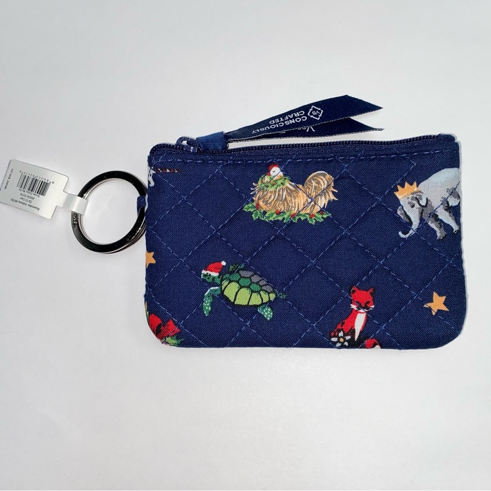 Vera Bradley Snow Globe Zip ID Case